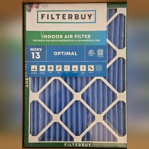 FilterBuy Indoor Air Filter MERV 13 (6 Filters)